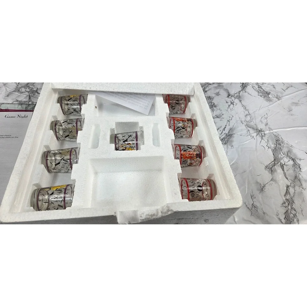 Delish Gifts with Attitude Tic Tac Toe Shot Glass Game Set Working Girl 326242GB